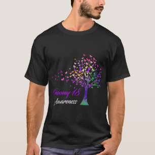 Camiseta Trisômica de Fita de Árvore 18 Sensibilização