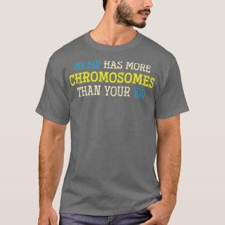 Camiseta Trisomy 21 Crianças Parentes Abaixo Síndrome Sensi