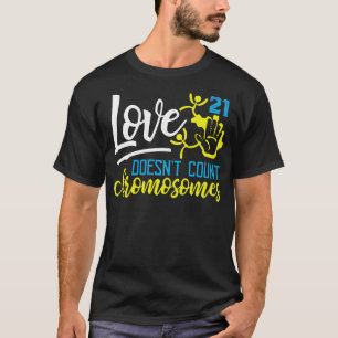 Camiseta Trisomy 21 Down Síndrome Sensibilização