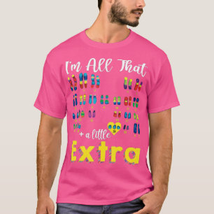 Camiseta Trisomy 21 XX Extra Chromosome Girl World Down Syn