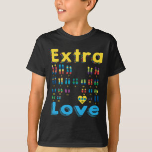 Camiseta Trisomy 21 Xx Extra Chromosome Girl World Down Syn