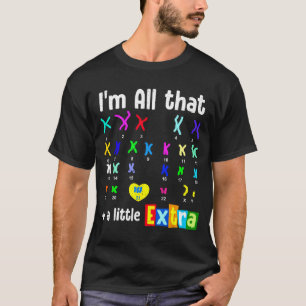 Camiseta Trissomia 21 xx cromossomo extra mundo síndrome de
