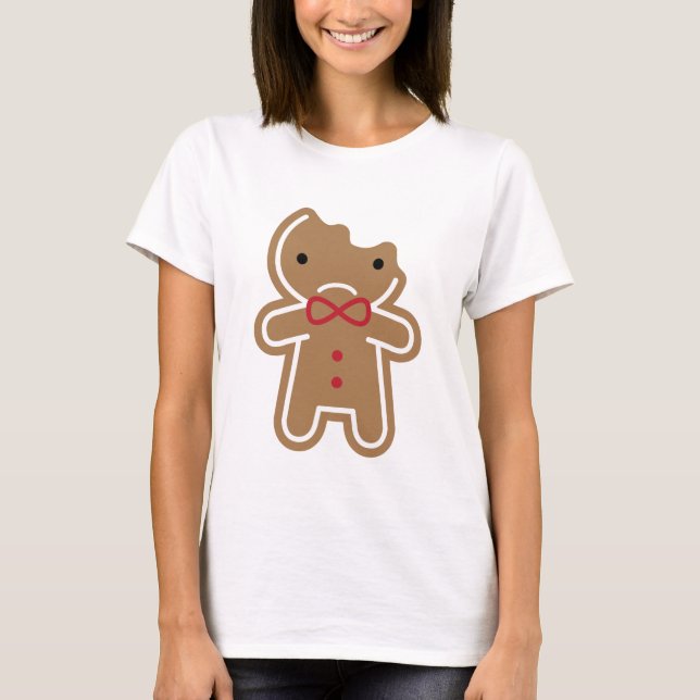 Camiseta Triste Bitten Kawaii Gingerpão Man (Frente)
