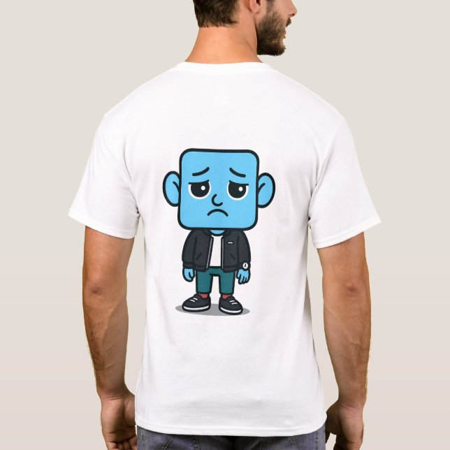 Camiseta Triste Smilo - Design Emocional (Verso)