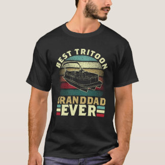 Camiseta Tritoon Best Tritoon Grandad Ever For Boat Captain