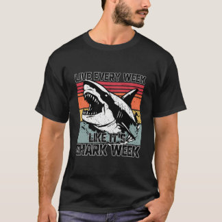 Camiseta Triturador-Amante de os animais do Oceano Tubarão
