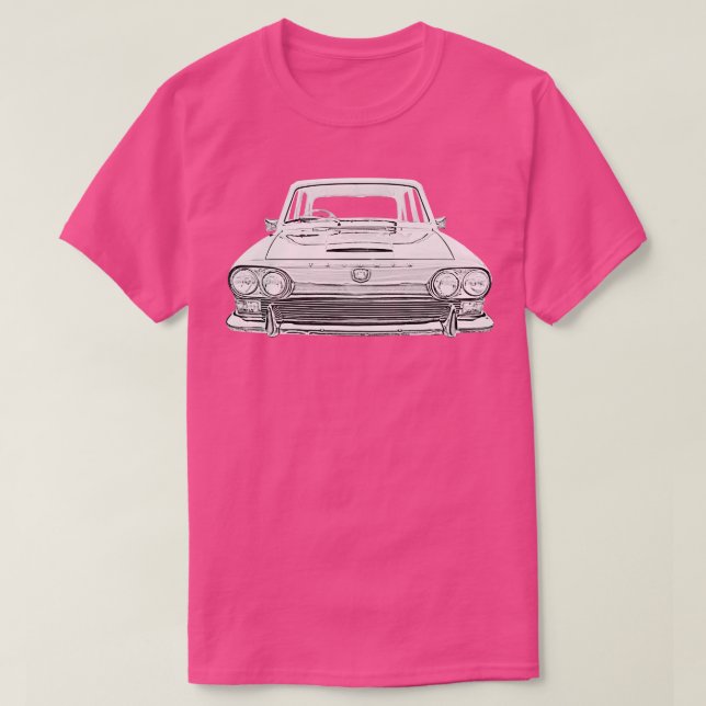 Camiseta Triumph 2000 Mk1 clássico 1960 (Frente do Design)