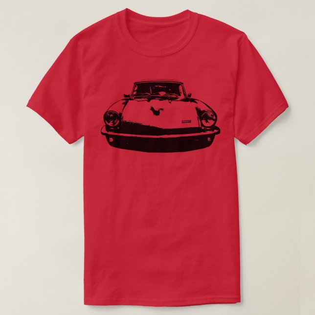Camiseta Triumph GT6 Mk3 1970 monoblock clássico britânico (Frente do Design)