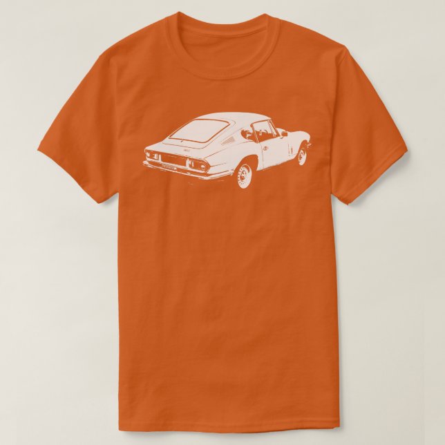 Camiseta Triumph GT6 Mk3 monoblo clássico do quarto traseir (Frente do Design)