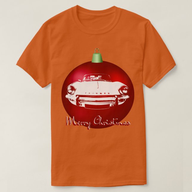 Camiseta Triumph Spitfire Mk3, monoblock clássico britânico (Frente do Design)