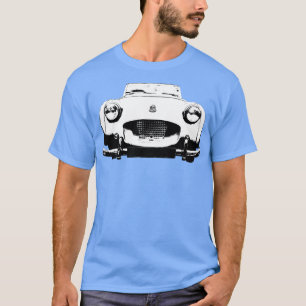 Camiseta Triumph TR2 1950s branco clássico de monoblock bri