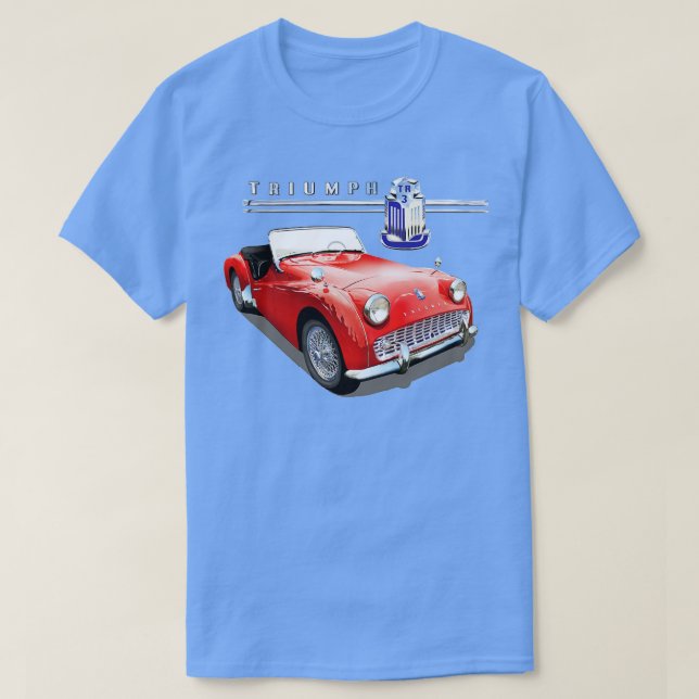 Camiseta Triumph Tr3 (Frente do Design)