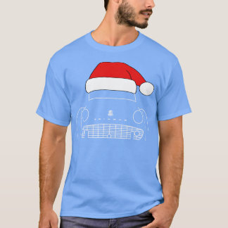 Camiseta Triumph TR3 clássico de natal, edição branca
