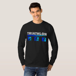 Camiseta Triumph Triathlon: Navegando na Natação, bicicleta