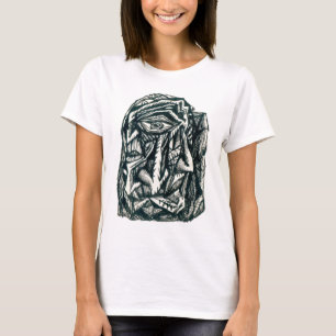 Camiseta Triumvirato, desenho a tinta