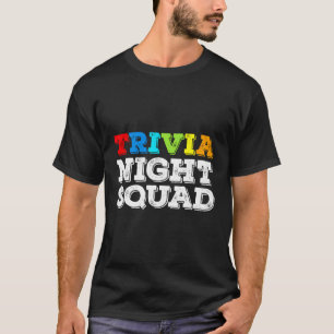 Camiseta Trivia Night Squad - Entusiasta Entusiasta do Jogo