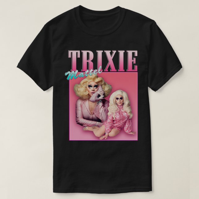 Camiseta Trixie Mattel vintage - design (Frente do Design)