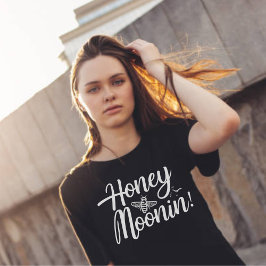 Camiseta Trixie Retro 70's Themed Honeymoonin' Bride