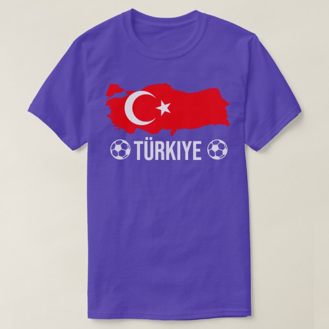 Camiseta Trkiye Map National Team Fan (Frente do Design)