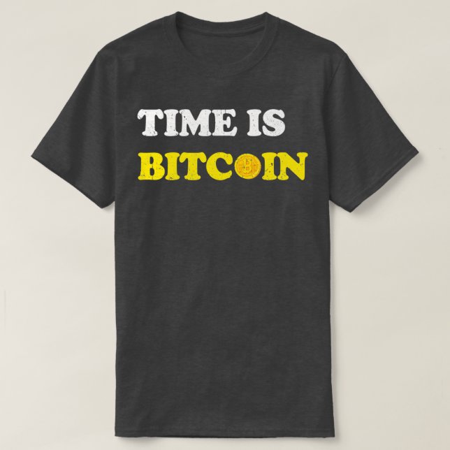 Camiseta Troca De Hodl Do Blockchain Crypto Da Bitmoney (Frente do Design)