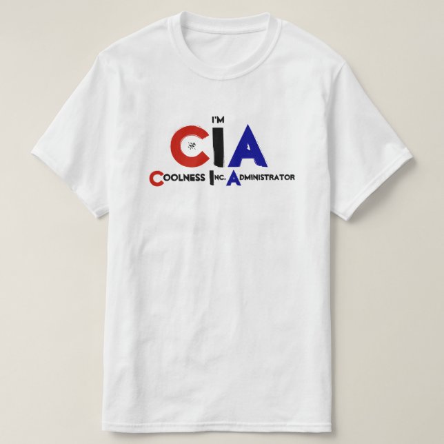 Camiseta Trocadilho da CIA (Frente do Design)