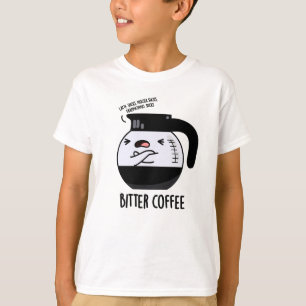 Camiseta Trocadilho de Comida em café
