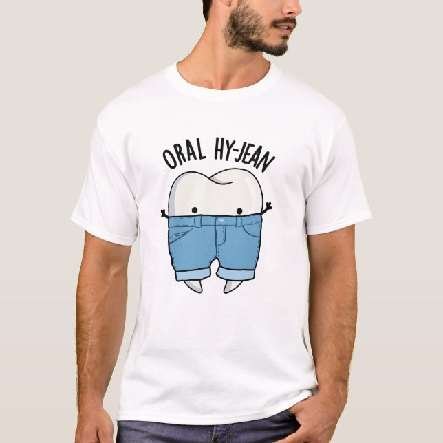 Camiseta Trocadilho de dentes engraçados de Hy-jean (Frente)