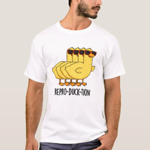 Camiseta Trocadilho de pato-de-gato