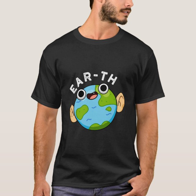 Camiseta Trocadilho De Terra Engraçado (Frente)