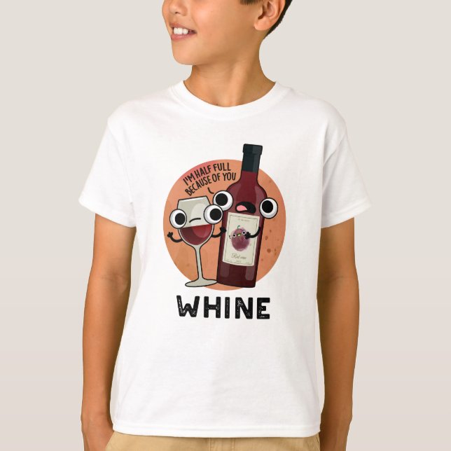 Camiseta Trocadilho De Vinho Engraçado (Frente)