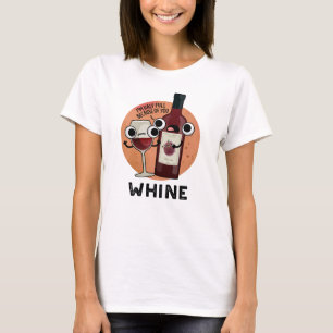 Camiseta Trocadilho De Vinho Engraçado
