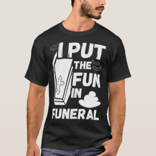 Camiseta trocadilho macabro de piada pai piada e diversão