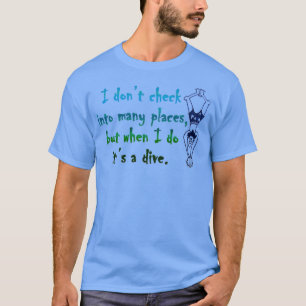 Camiseta Trocadilho para o nadador