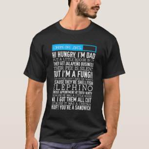 Camiseta trocadilhos engraçados de carregamento de presente