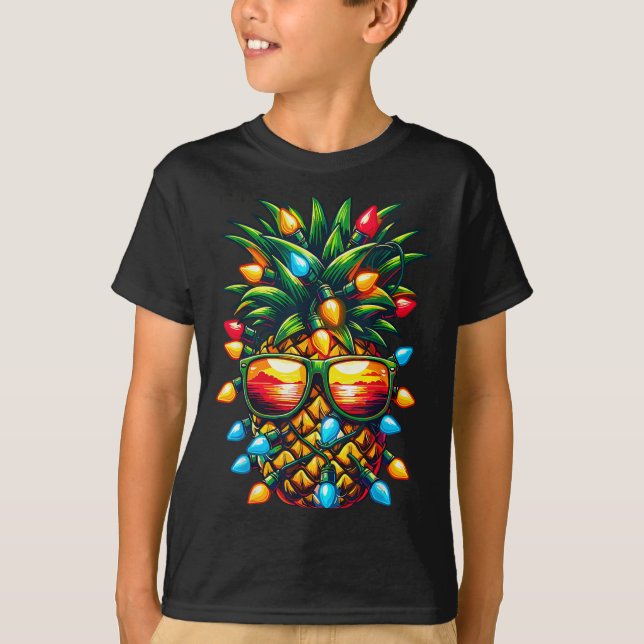 Camiseta Trocal Ne Sungl Christmas Lights Xmas  (Frente)