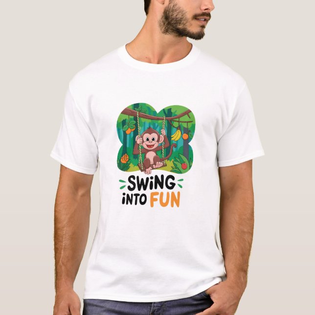Camiseta Trocando em diversão (Frente)