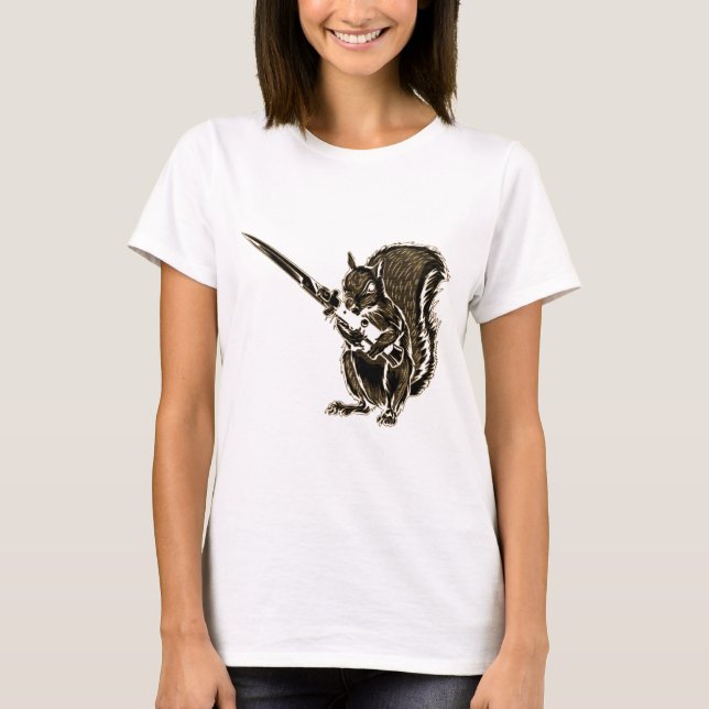 Camiseta Trocar o Esquilo (Frente)