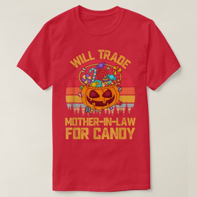 Camiseta Trocará A Mãe Para Crianças Doces Cute (Frente do Design)