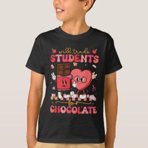 Camiseta Trocará Alunos Por Chocolate Professora Valentin