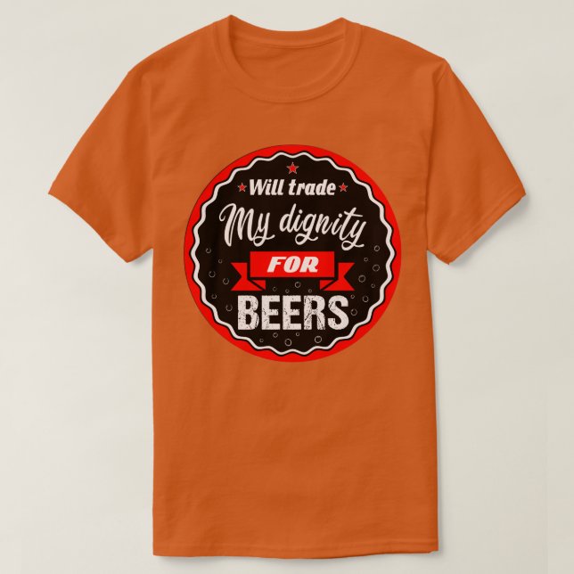 Camiseta Trocará egoísmo por cervejas (Frente do Design)