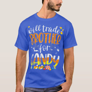 Camiseta Trocará Irmão Por Candy Que Correspondam Ao Hallow