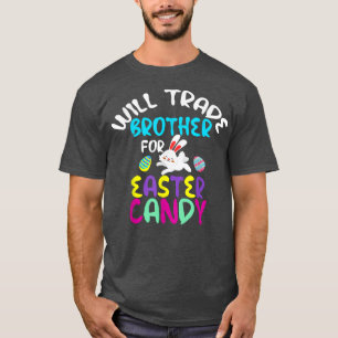 Camiseta Trocará irmão por ovos de páscoa