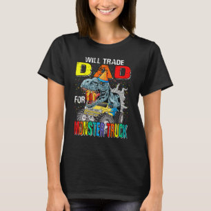 Camiseta Trocará Pai Para Dinossauro Monstro De Caminhão