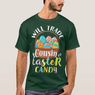 Camiseta Trocará Páscoa de primo Ovos de Doces Felz pascoa 