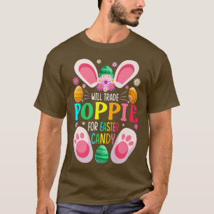 Camiseta Trocará Poppie Por Garotas Páscoas De Doces