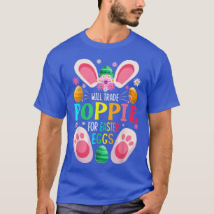 Camiseta Trocará Poppie Por Ovos De Páscoa Caramujos Garota