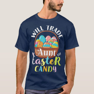 Camiseta Trocará Tia Páscoa Ovos Doces Dia do Felz pascoa