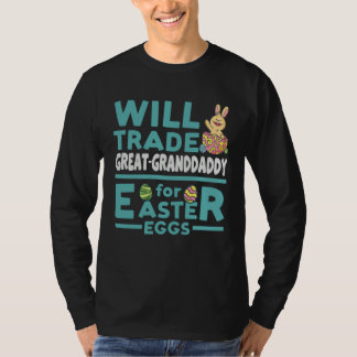 Camiseta Trocarei Great Granddaddy por Easter Eggs Família