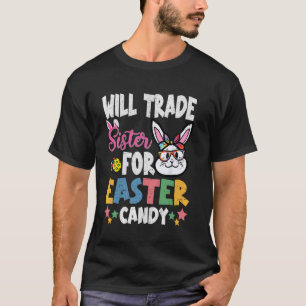 Camiseta Trocarei Irmã por Doces de Páscoa Design engraçado
