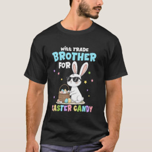 Camiseta Trocarei Irmão Por Doces De Páscoa Família Engraça